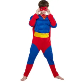 superman-stroj-superbohatera-przebranie-3w1-na-bal-maska-peleryna-rozmiar-m
