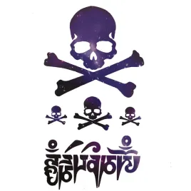 tatuaz-zmywalny-tymczasowy-motyw-czaszka-trupia-czacha-keep-out-na-impreze
