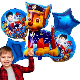 psi-patrol-balony-zestaw-5-sztuk-balon-chase-ryder-na-impreze-urodziny