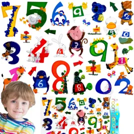 naklejki-3d-na-sciane-dla-dzieci-cyferki-zwierzeta-ozdoba-pokoju-na-sciane