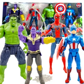 avengers-zestaw-4-figurki-figurka-hulk-spiderman-ameryka-thanos-zestaw-4w1