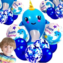 zestaw-balony-urodzinowe-rekin-konfetti-baby-shark-impreza-dla-dzieci