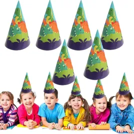czapka-urodzinowa-zestaw-na-imreze-urodziny-dla-dzieci-6szt-dinozaury