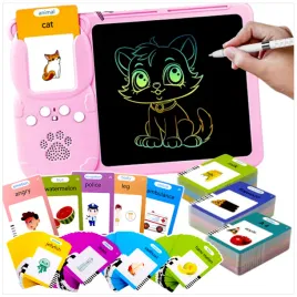 tablet-do-rysowania-czytnik-kart-do-nauki-angielskiego-224-slowka-edu-2w1