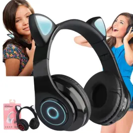 sluchawki-bezprzewodowe-b39-czarne-bluetooth-led-rgb-kocie-uszy-dla-dziecka