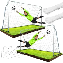 2x-bramka-pilkarska-pilka-nozna-21515076cm-metalowa-przenosna-prezent