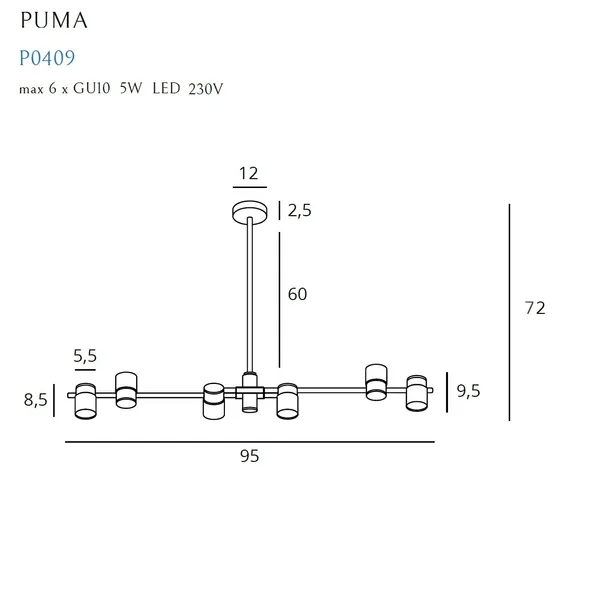 lampa-wiszaca-puma-p0409-maxlight-rodzaj-lampy-sufitowe-wiszace