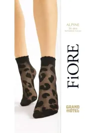 fiore-alpine-socks-20den-uni-black