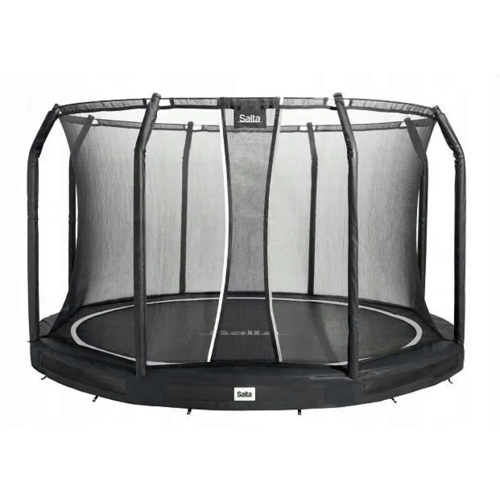 trampolina-premium-ground-combo-366cm-czarna-stan-nowy