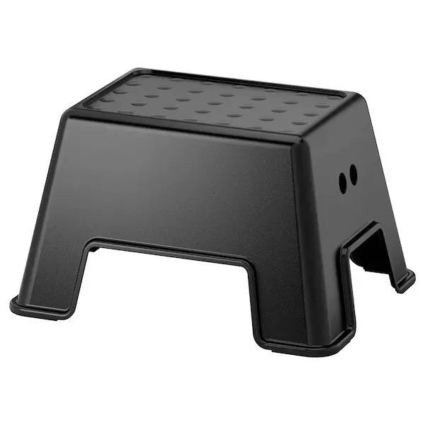 IKEA BOLMEN STOPIEŃ, SCHODEK, TABORET CZARNY