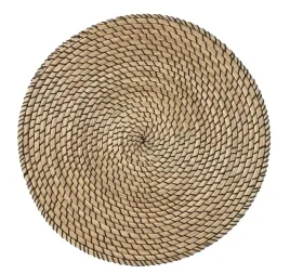 lattad-podkladka-okragly-trawa-morska-czarny-37-cm