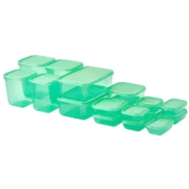 ikea-pruta-pojemniki-kuchenne-na-zywnosc-17-sztuk-zielone-zestaw-komplet