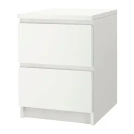ikea-biala-komoda-2-szuflady-malm-szafka-nocna