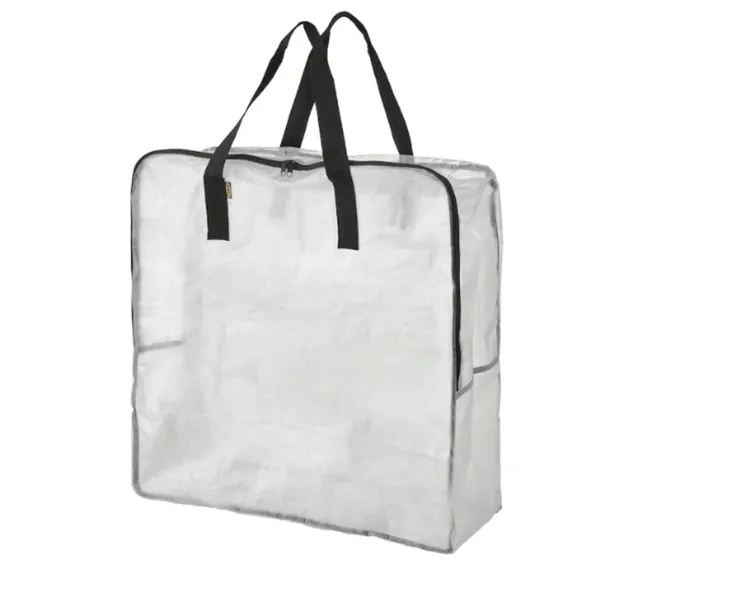 IKEA Dimpa torba przeźroczysta 62x22x65cm