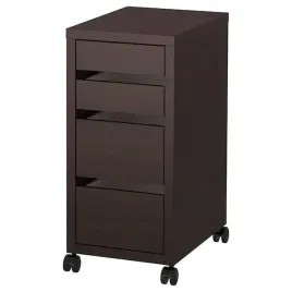 ikea-micke-komoda-na-kolkach-75x35x50-czarnobraz