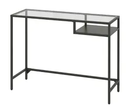 ikea-vittsjo-stolik-100x36x74-czarnobraz-szklo
