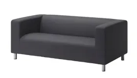 ikea-klippan-sofa-2-osobowa-vissle-szary-180-x-88
