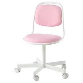 ikea-orfjall-dzieciece-krzeslo-biurowe-rozowy