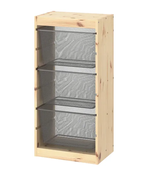 IKEA TROFAST regał SOSNA 3 pojemniki