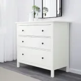 ikea-hemnes-komoda-3-szuflady-biala-bejca-108x96-stan-nowy
