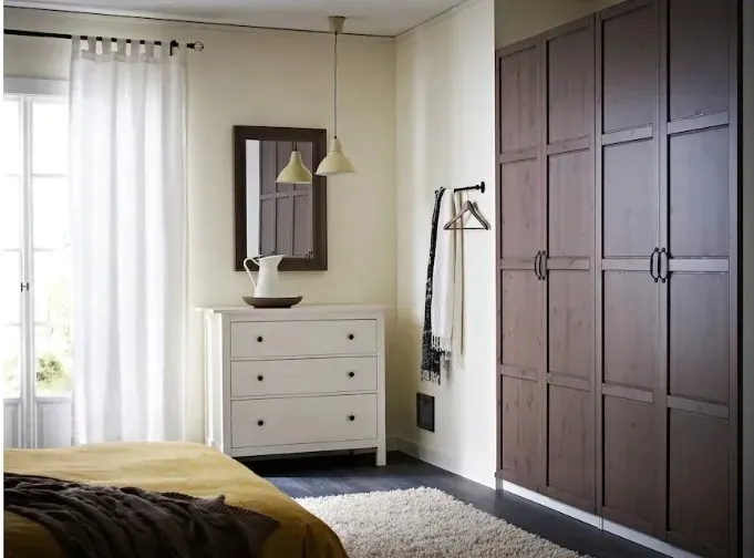 ikea-hemnes-komoda-3-szuflady-biala-bejca-108x96-stan-nowy