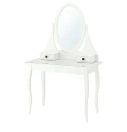 ikea-hemnes-tinius-toaletka-z-lustrem-biala