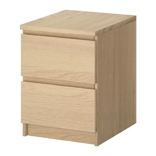 ikea-komoda-2-szuflady-malm-dab