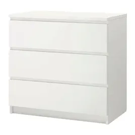 ikea-komoda-3-szufladowa-malm-bialy