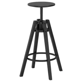 ikea-dalfred-stolek-barowy-czarny-63-74-cm