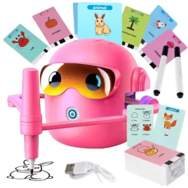 robot-do-nauki-rysowania-angielskiego-fiszki-czytnik-kart-zestaw-edukacyjny