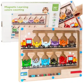 drewniana-tablica-montessori-magnetyczna-pociag-nauka-kolorow-liczenia