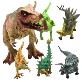 dinozaury-duze-figurki-dinozaur-zestaw-6-figurek-gumowe-t-rex-tyranozaur