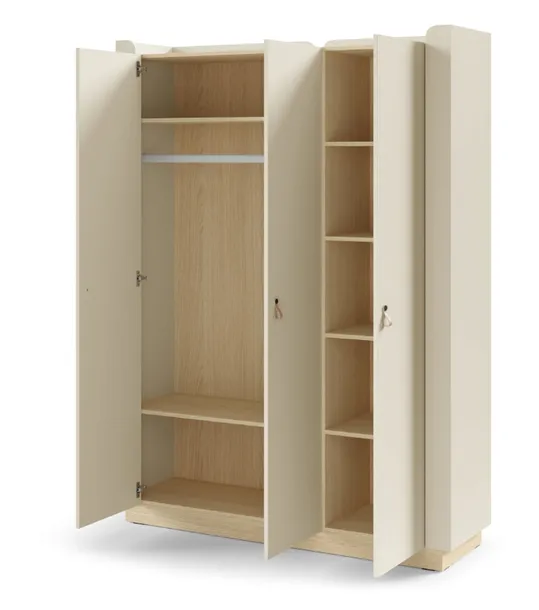 bezowa-szafa-macadamia-dab-mavelie-150cm-solid-mb-stan-nowy