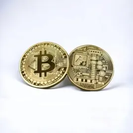 zlota-kolekcjonerska-moneta-medal-bitcoin-btc-kapsel-pudelko-gadzet