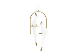 zlota-lampa-wiszaca-sufitowa-origami-2-ptaki