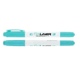 zakreslacz-dwustronny-pastelowy-turkusowy-flexliner-flexoffice