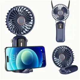 przenosny-wentylator-5-stopniowa-regulacja-predkosci-lad-usb-niebieski