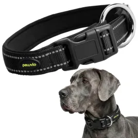 obroza-nylonowa-duzego-psa-peluvio-buddy-xxl-odblaskowa-mocna-regulowana