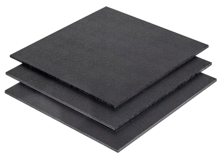 Płyta ABS 3 x 1000 x 1000 Czarny Molet piasek