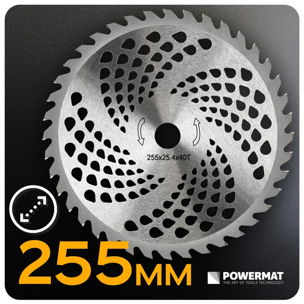 tarcza-do-kosy-spalinowej-pm-ttdk-40z255m-stan-nowy-marka-powermat-kod-producenta-pm1652