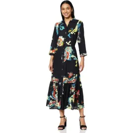 sukienka-damska-desigual-bruselas-midi-koszulowa-czarna