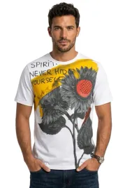 koszulka-meska-desigual-miquel-biala-z-nadrukiem-sloneczniki