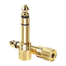 adapter-audio-ugreen-635mm-jack-35mm-jack-zloty