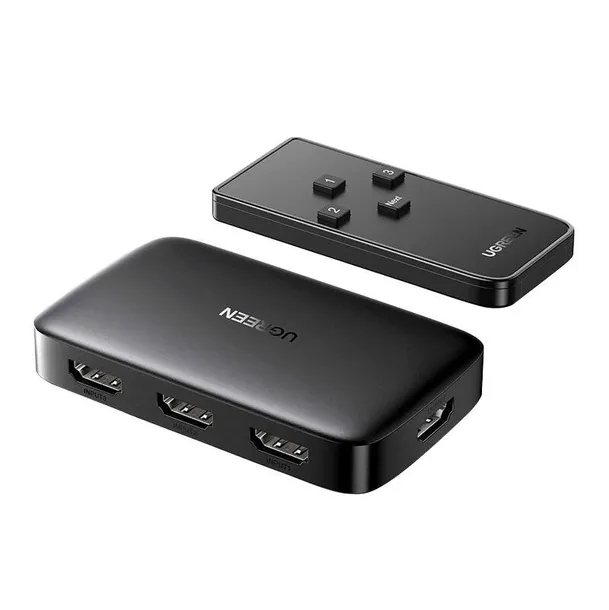 przelacznik-hdmi-ugreen-cm332-3x1-czarny-typ-pozostale