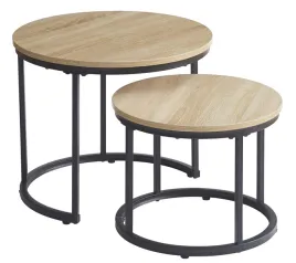 stoliki-kawowe-okrragle-zestaw-2-szt-stolik-okragly-loft-dab-sonoma