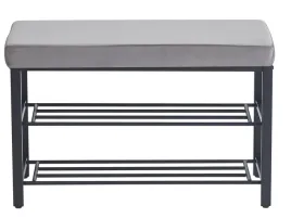 lawka-do-przedpokoju-tapicerowana-polka-na-buty-regal-loft-welur-szary-79cm