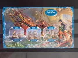 znaczki-marynistyka-statki-okrety-gabon-czysty-x4