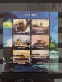 znaczki-marynistyka-statki-lodzie-okrety-uganda-czysty-zn34