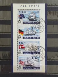 znaczki-marynistyka-statki-okrety-wyspy-salomona-kasowany-p23