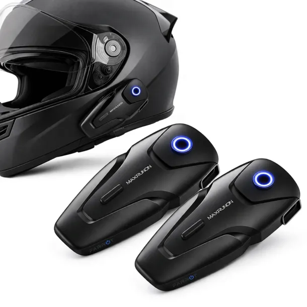 Interkom motocyklowy X2 ZESTAW 2 SZT do 2 Kasków Bluetooth 5.3 500m ANC 100